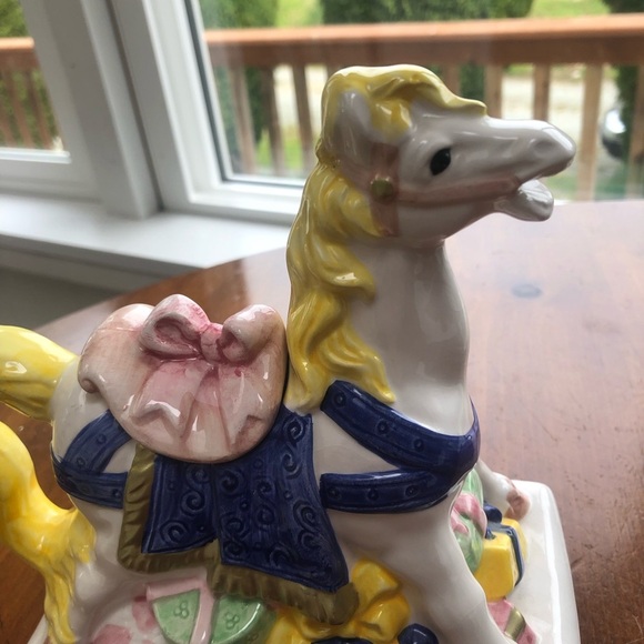 The Vintage Heritage Mint Ltd. Collectable Rocking Horse Decorative Teapot- used - Picture 2 of 15